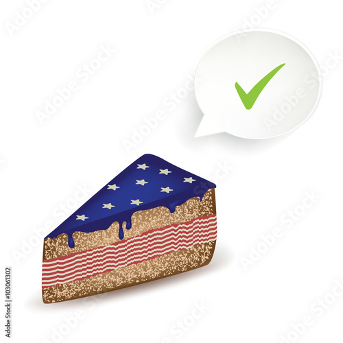 American Vote Cake