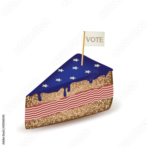 American Vote Cake
