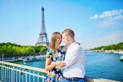 Young romantic couple having a date in Paris © Ekaterina Pokrovsky