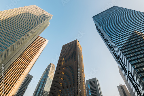 Skyscrapers in Shinjuku  Tokyo - Japan