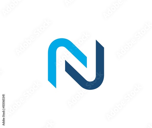 Letter N logo photo