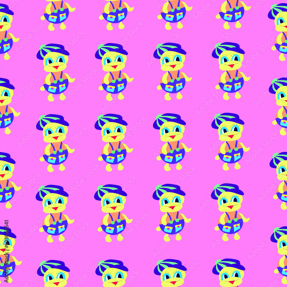 Duckling pink pattern Duckling pink pattern