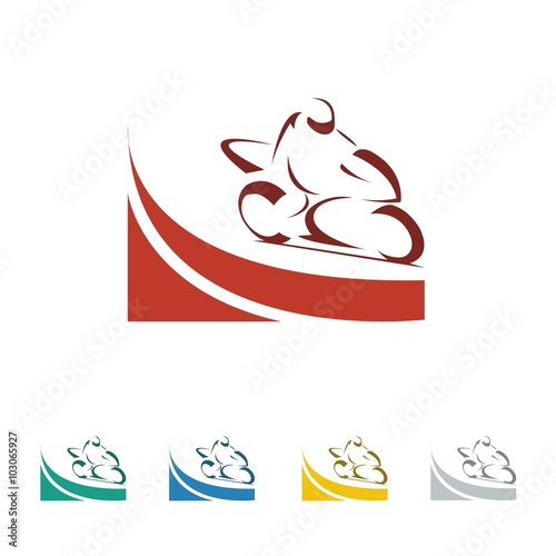 moto logo icon Vector