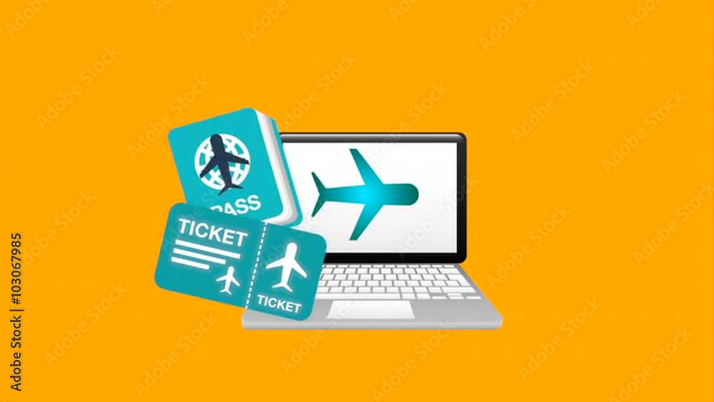 Travel icon design, Video Animation Travel icon design, Video Animation