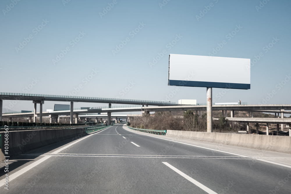 highway billboard