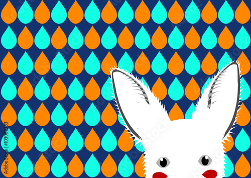 White Rabbit Blue Green Min...