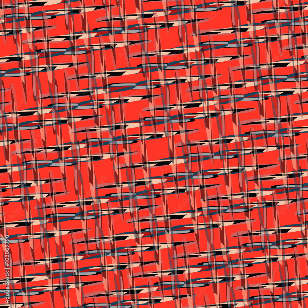 Beautiful abstract objects on a red background vector illustration Beautiful abstract objects on a red background vector illustration