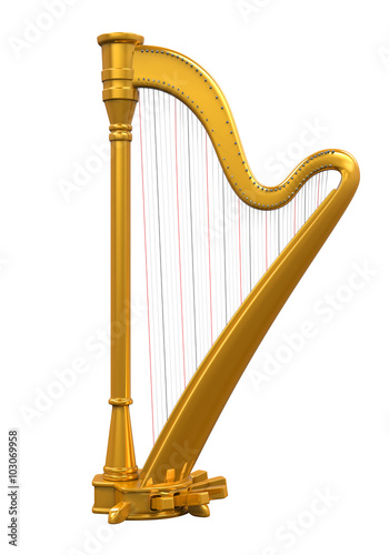 Papier peint Golden Harp