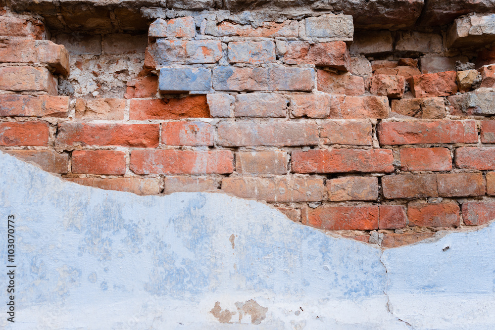 Brick texture with scratches and cracks Brick texture with scratches and cracks