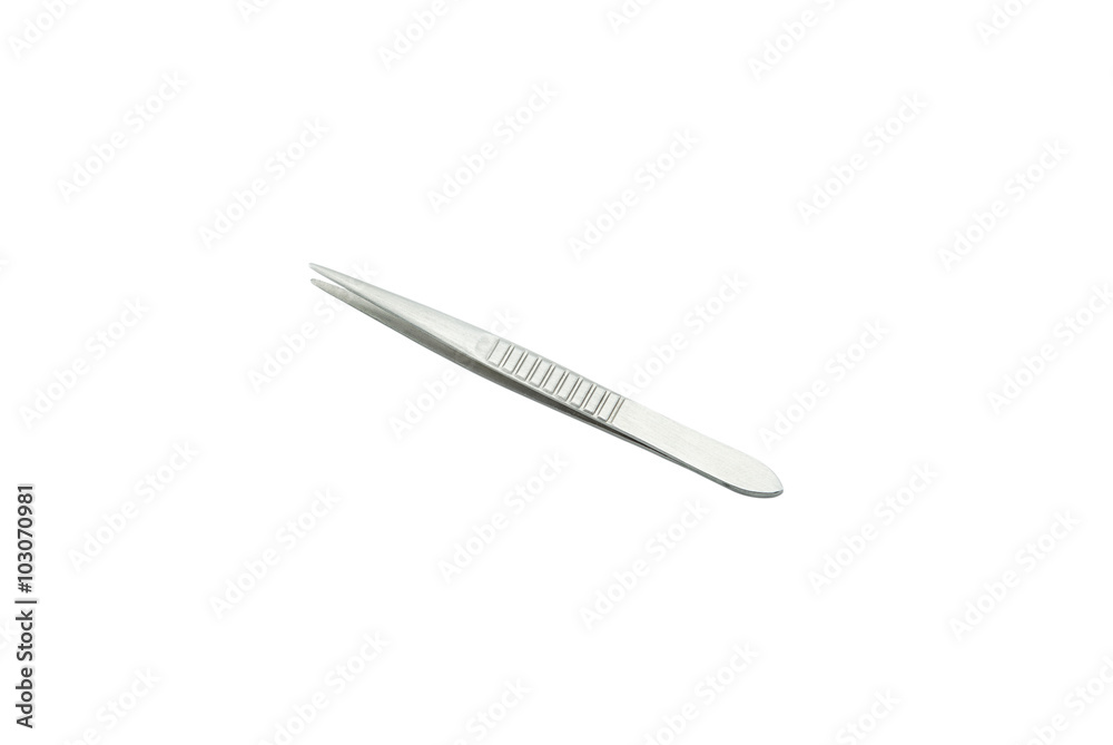 Tweezer isolated on white background Tweezer isolated on white background