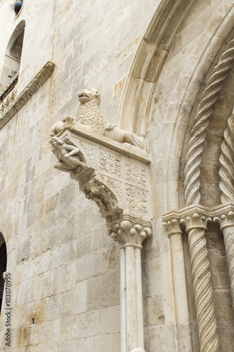 St. Mark Cathedral at Korcula, Croatila photo