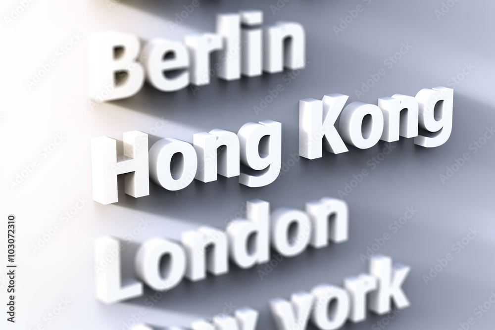 asian capital city focus on hong kong illustration asian capital city focus on hong kong illustration