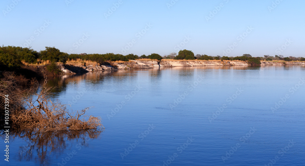bank of the river zambezi