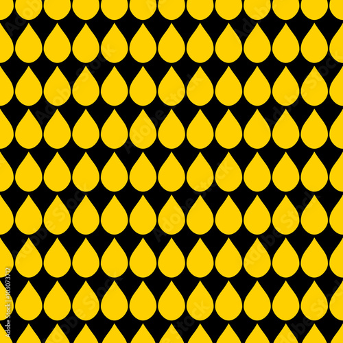 Yellow Black Water Drops Ba...