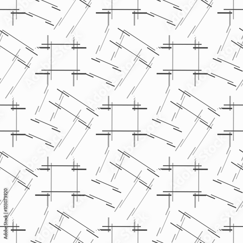 gray lines on a light background seamless pattern vector illustration