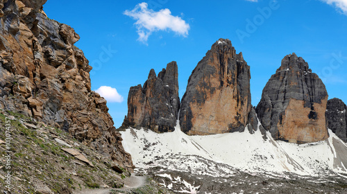 Drei Zinnen or Tre Cime di Lavaredo - Sextener Dolomiten, South Tirol, Italien Alps