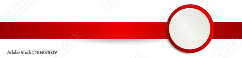 Band Banner Rot Kreis Kreise Etikett Rund