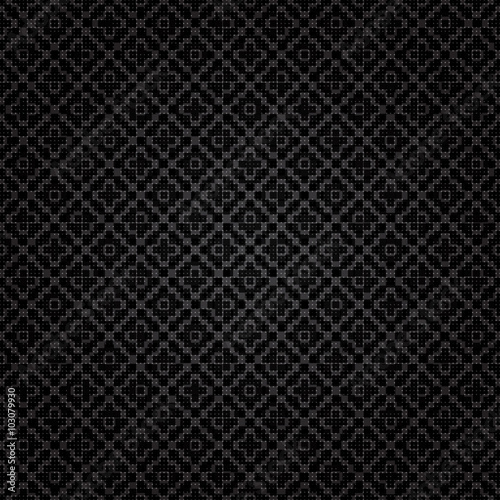 Wallpaper Mural black abstract geometric background vector illustration seamless pattern Torontodigital.ca