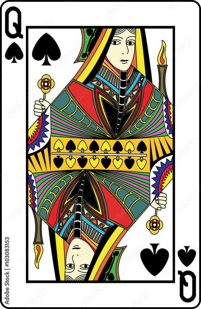 Fototapeta premium Queen of spades
