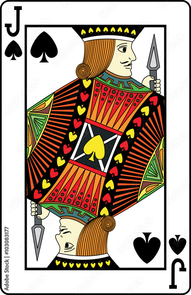 Fototapeta premium Jack of spades