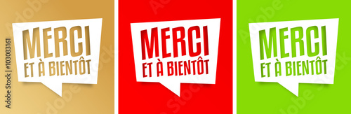 Merci et à bientôt