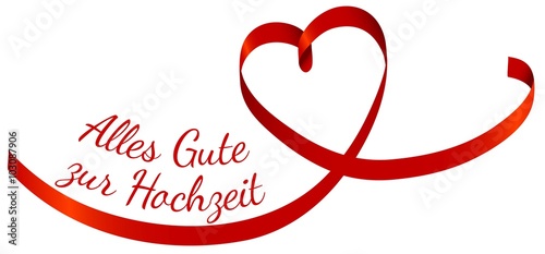 Alles Gute zur Hochzeit 