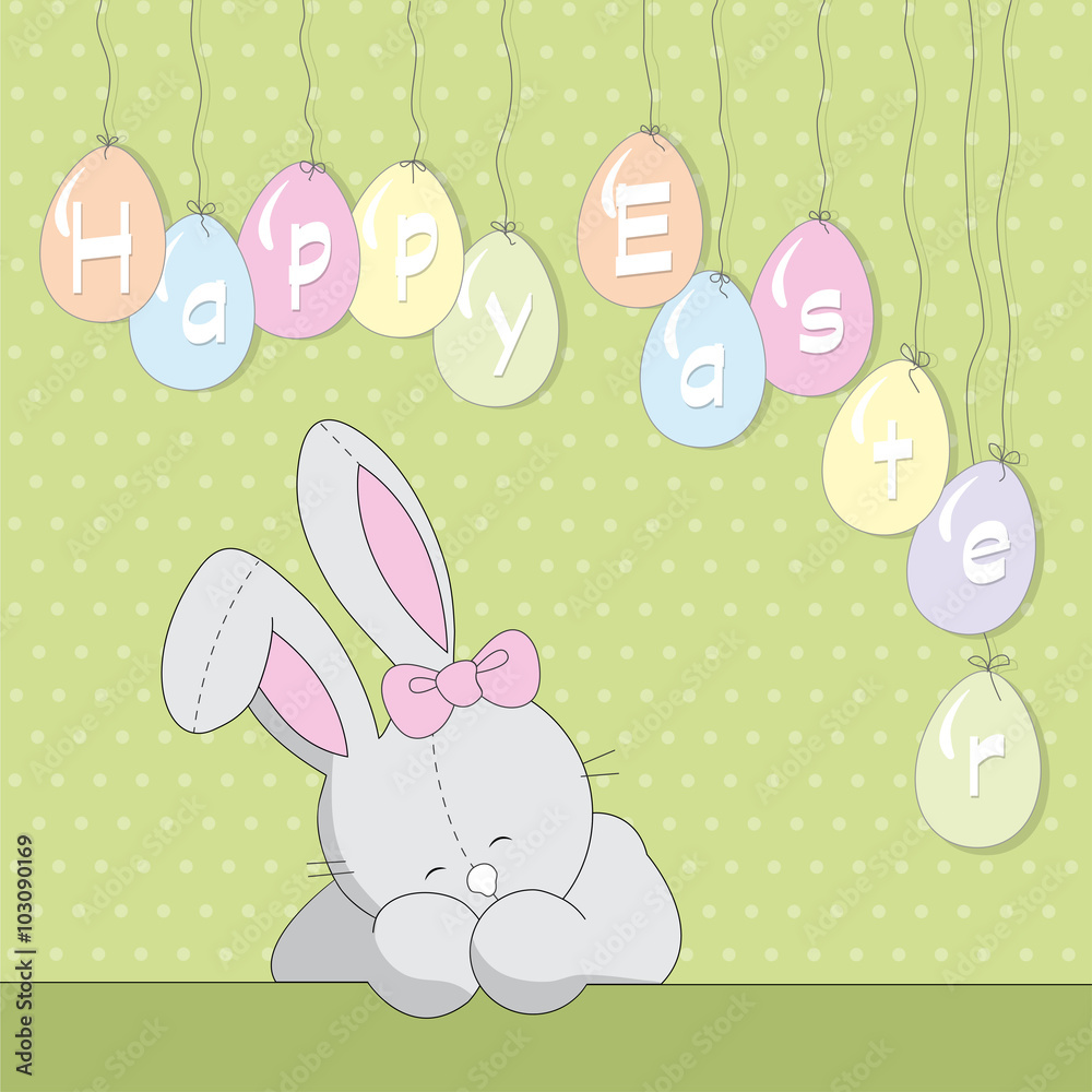 greeting card, Happy Easter greeting card, Happy Easter