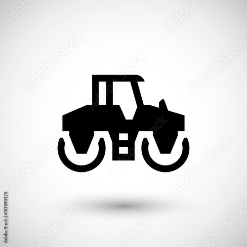 Road roller icon