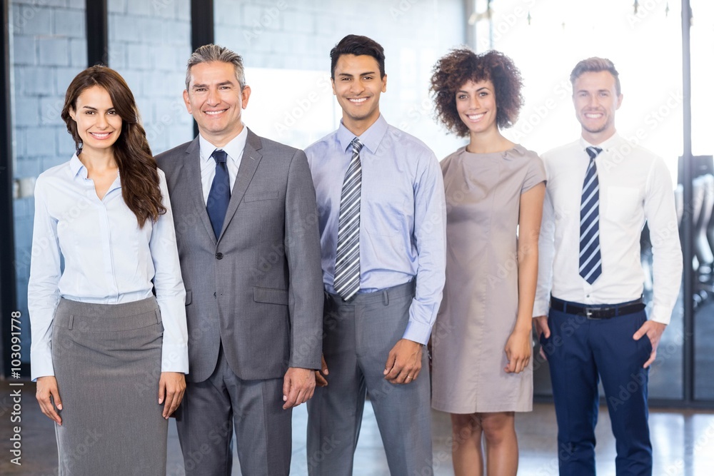 Portrait of confident business team Portrait of confident business team