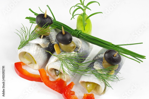 Принти на полотні collared herrings