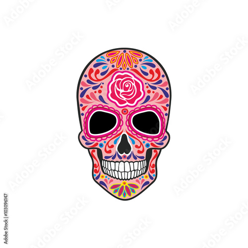  Holy Death, Day of the Dead, mexican sugar skull