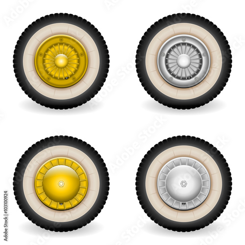 Classic scooter bike wheels