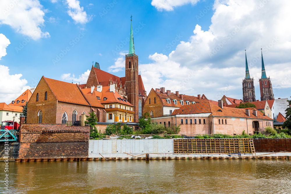 Naklejka premium Cathedral St. John in Wroclaw