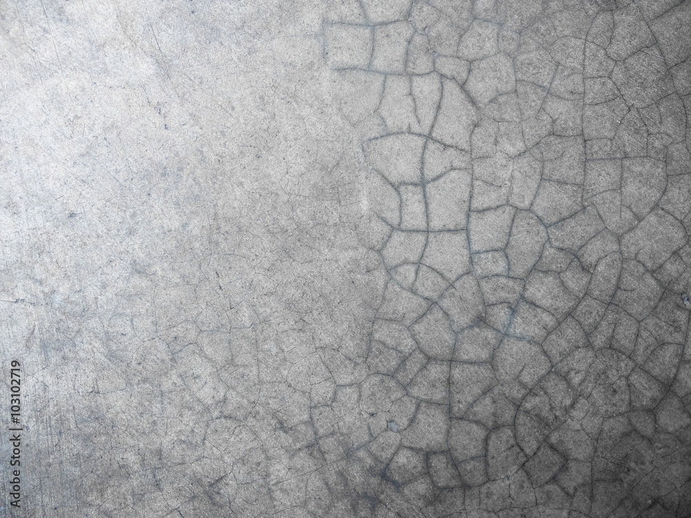 Naklejka premium Cracked concrete