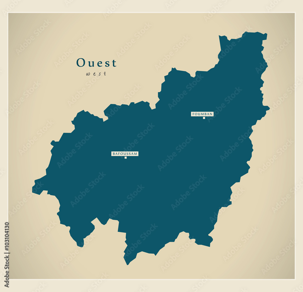 Modern Map - Ouest CM
