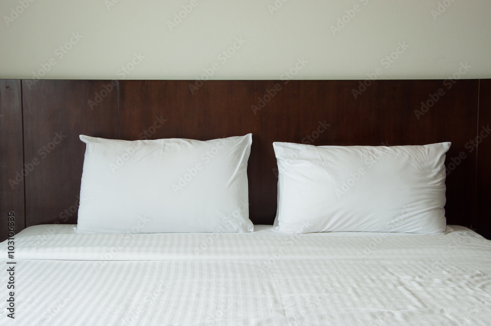 pillows and bed in the bedroom pillows and bed in the bedroom
