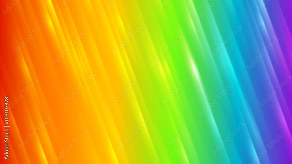 Colorful rainbow abstract striped motion graphic design. Seamless looping. Video animation HD 1920x1080