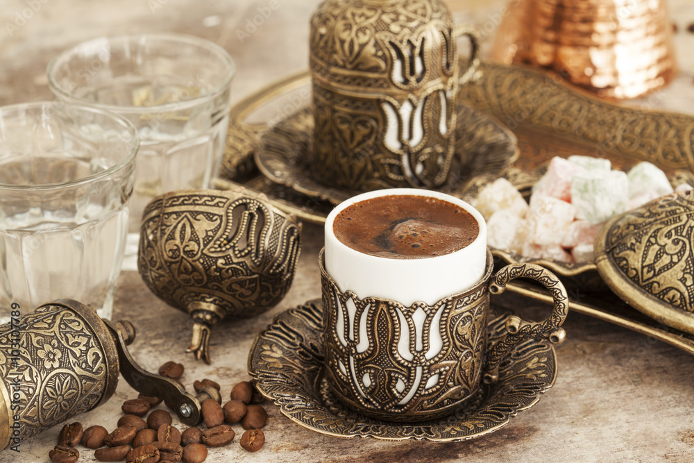 Fototapeta premium A cup of turkish coffee