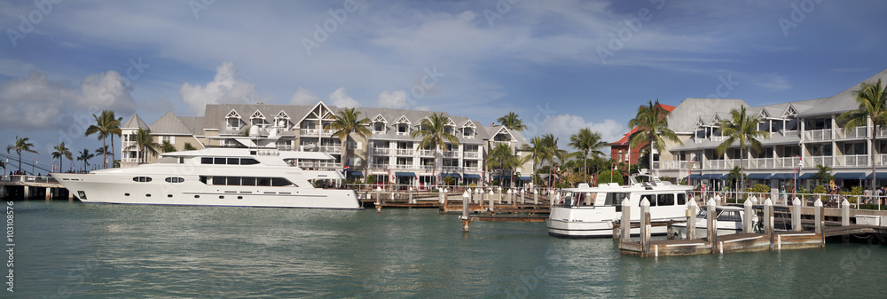
Key West harbor, Florida, USA