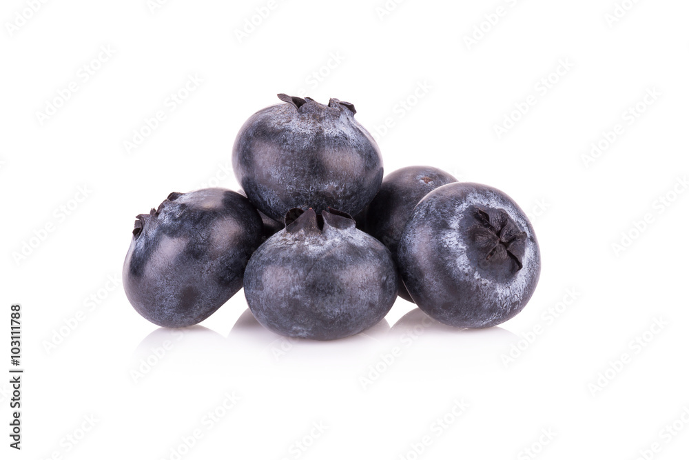 fresh blueberries isolated on white background fresh blueberries isolated on white background