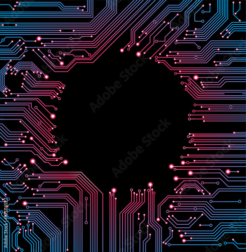 background with high tech circuit board.