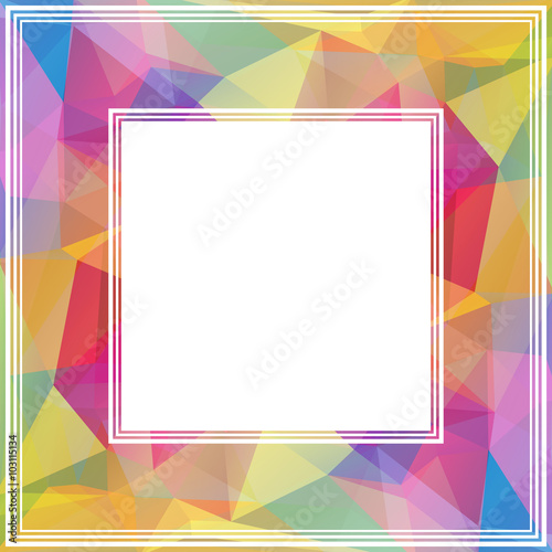 colored abstract border