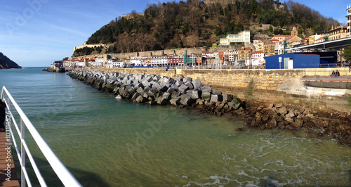 San Sebastian harbour, Basque country in Spain photo