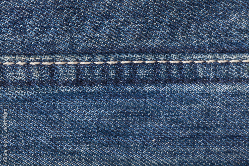Worn blue denim jeans texture, background Worn blue denim jeans texture, background