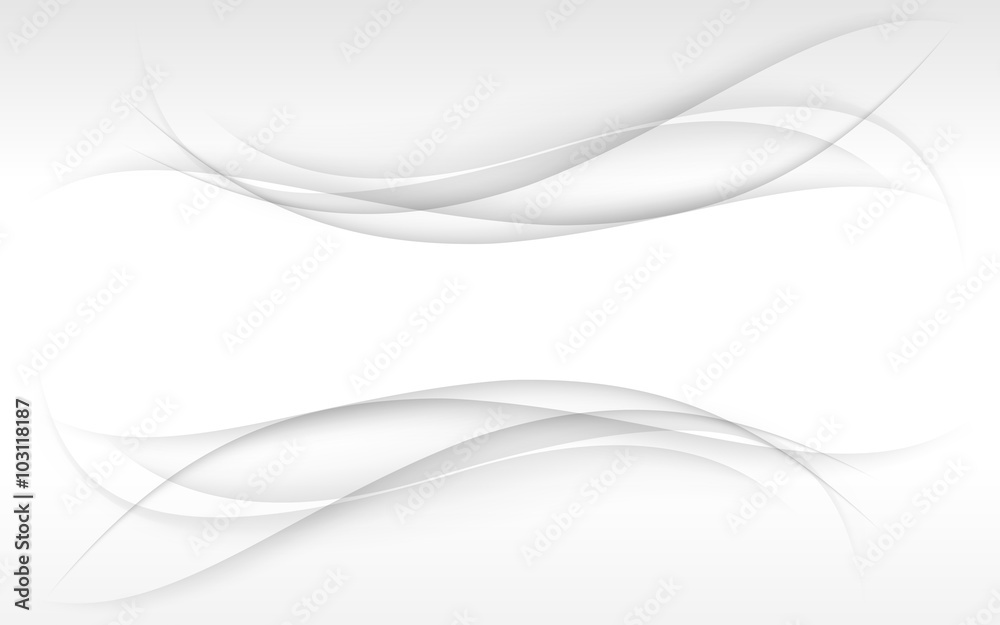 Abstract white waves. Vector illustration Abstract white waves. Vector illustration