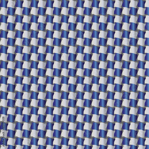 Decorative vector blue and white background - abstract pattern 