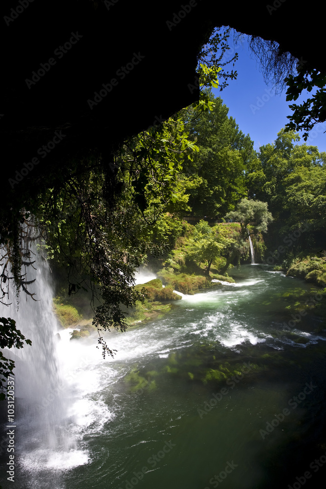 Turkey. Antalya. The upper Duden Water Falls