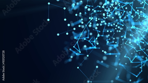 Molecular structure in 3d space