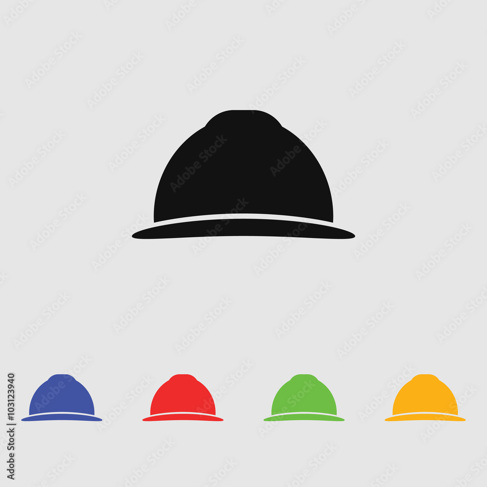 Working helmet icon Working helmet icon