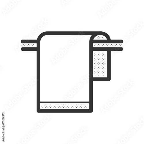 towel icon design